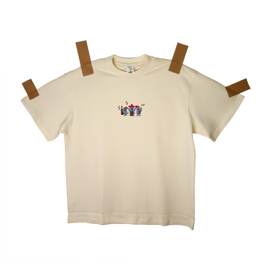 Cat Band Beige Shirt